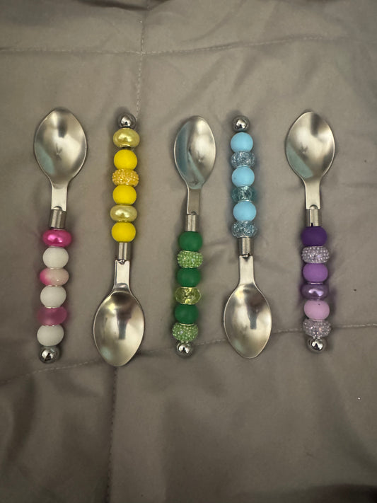 Beaded Tea Spoon Set